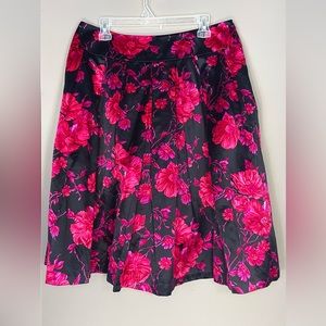 🌺TALBOTS🌺 Silk Floral Skirt